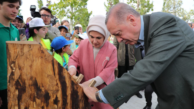 Emine Erdoğan'dan Atatürk Havalimanı Millet Bahçesi paylaşımı